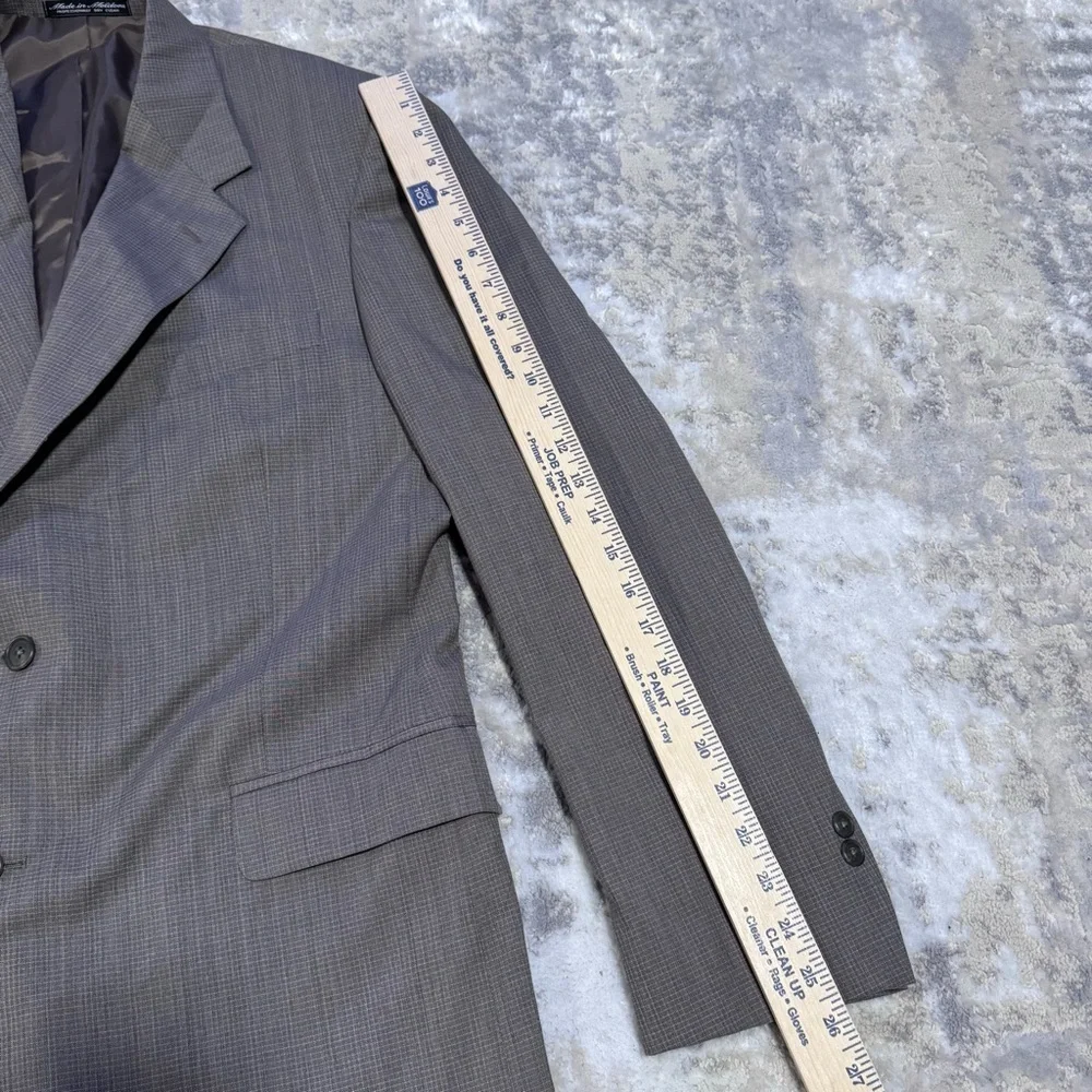 Kilburne and Finch Sport Coat Brown Wool Blend Men's Blazer 42L/36W